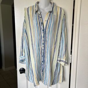Ethyl Clothing Button Down Blouse